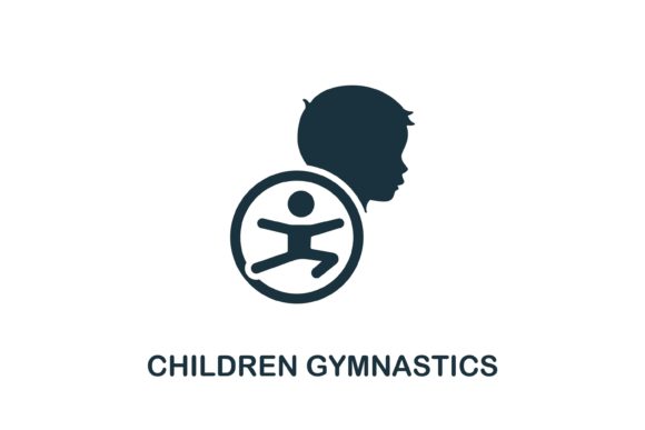 Children Gymnastics Icon: A Versatile Design Tool for Modern Creatives