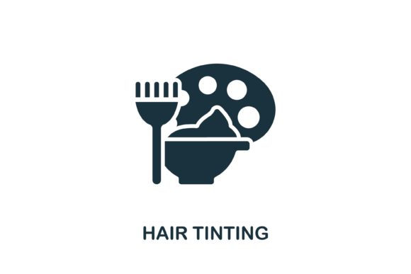 Hair Tinting Icon: A Versatile Visual Tool for Beauty and Design