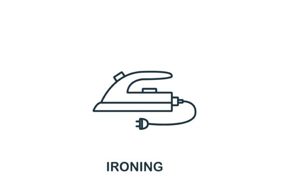 Ironing Icon from Cleaning Collection