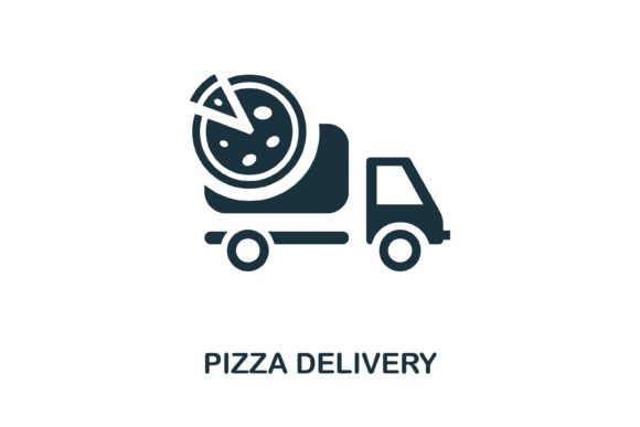 Pizza Delivery Icon: A Versatile Design Element for Modern Web and Visual Projects