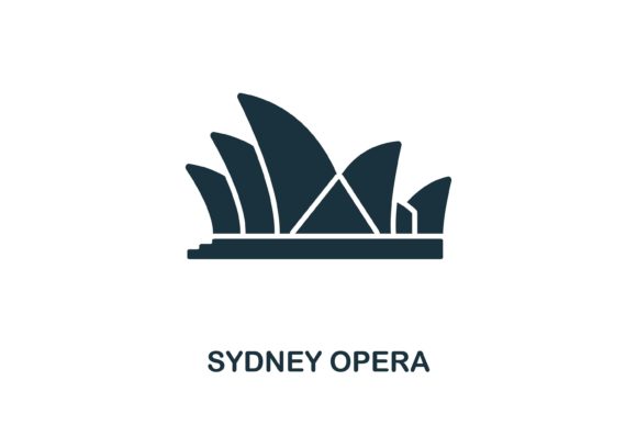 Sydney Opera Icon: A Versatile Design Asset for Modern Creatives